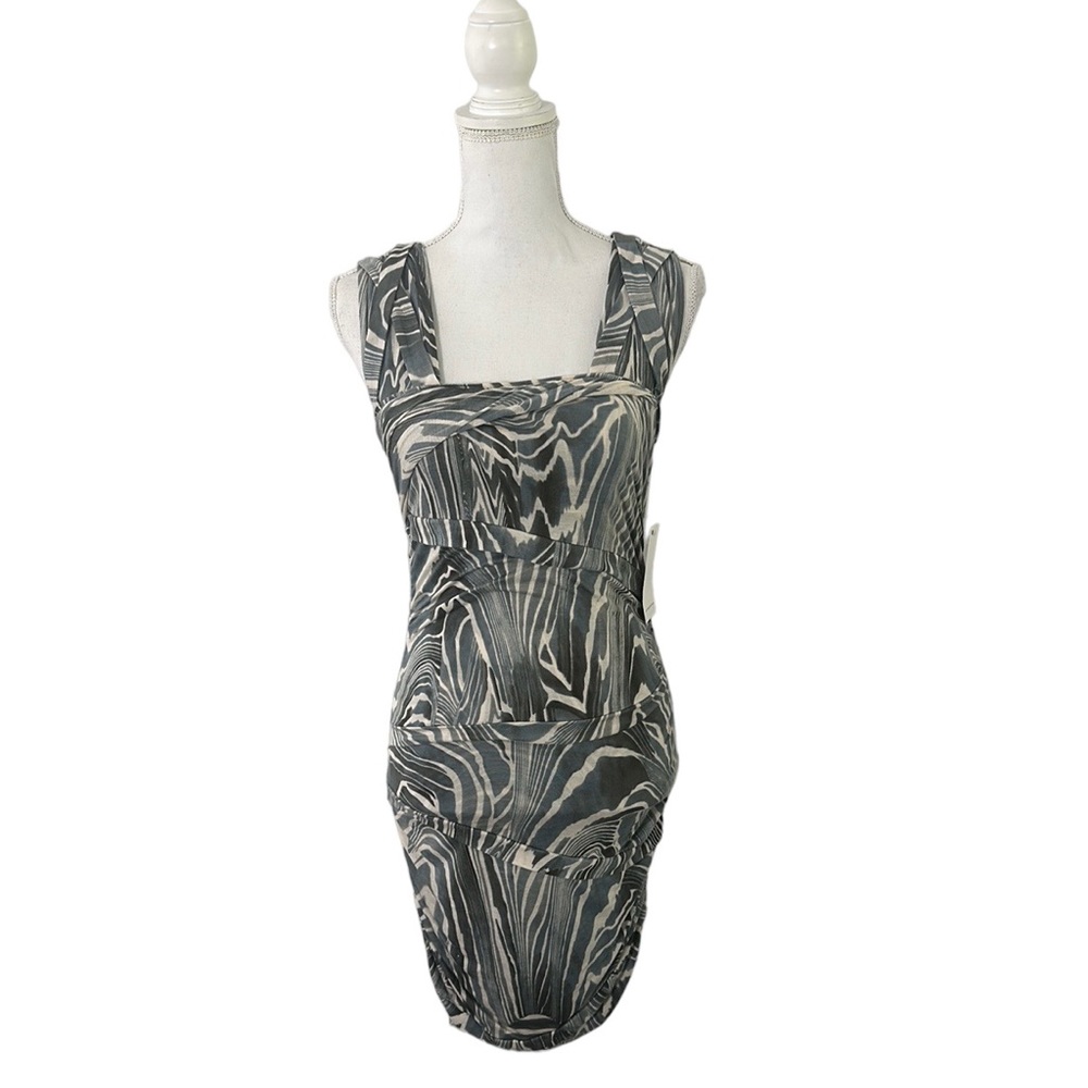 NWT Leifsdottir Trendy Riches Ruched Dress Small